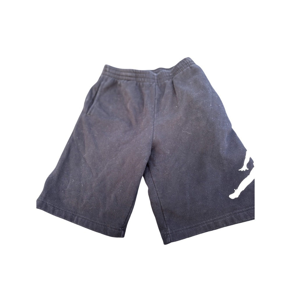 Jordan Boys Black Jumpman Fleece Athletic Shorts Size Large 12-13 Years